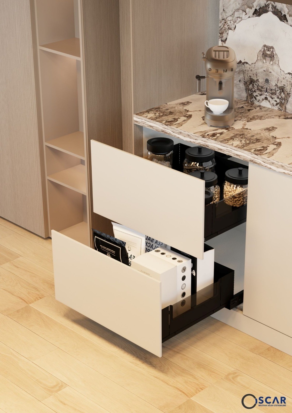 FUTURA LINE-ZEN DOOR MOUNTED DRAWER BASKET