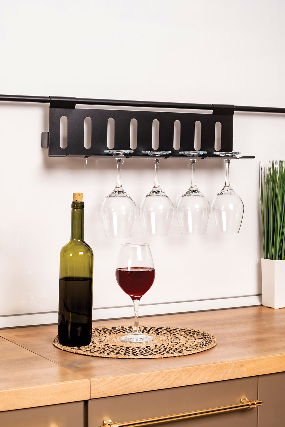 Futura Line Hanging Glass Holder