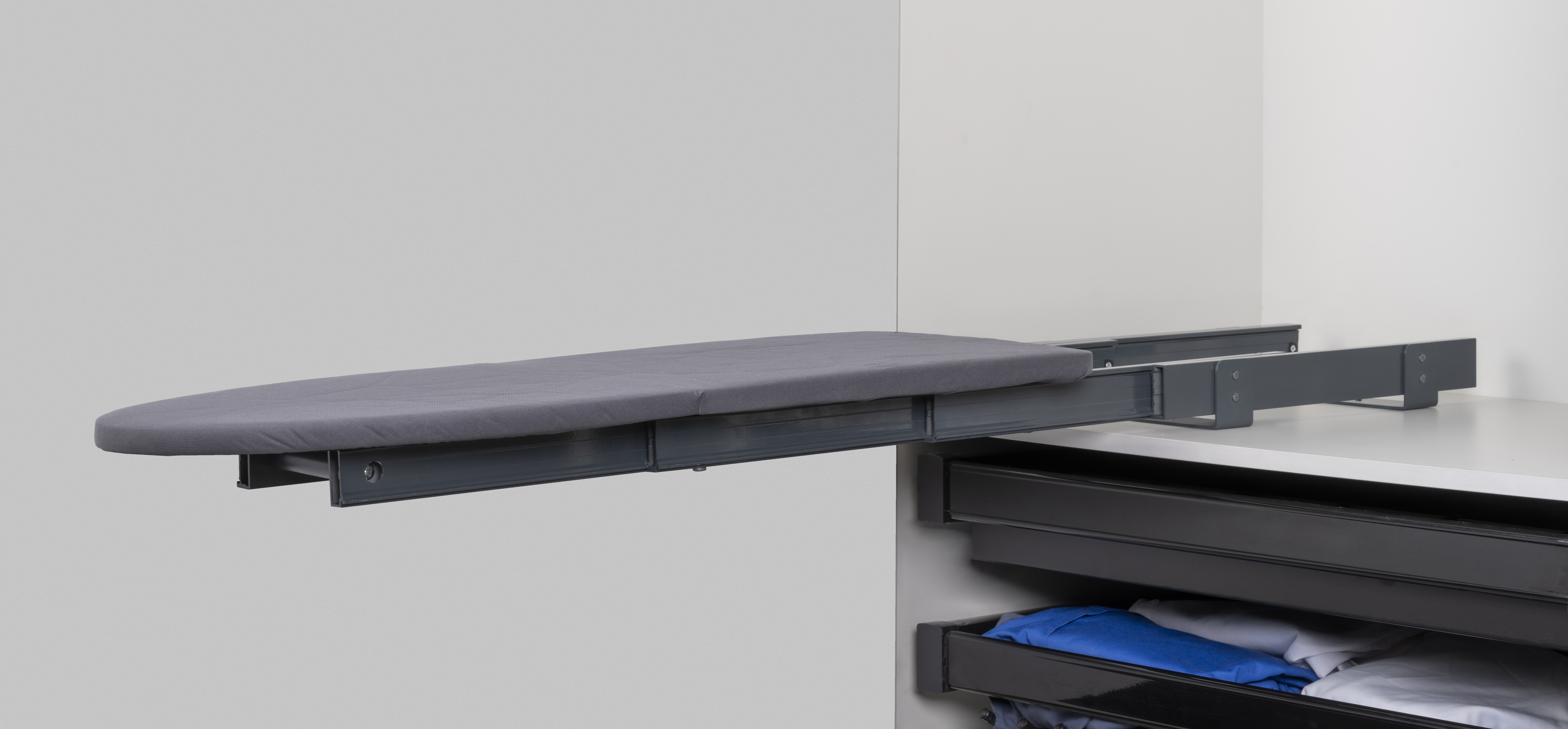 Folding Ironing Board with Sliding Profile